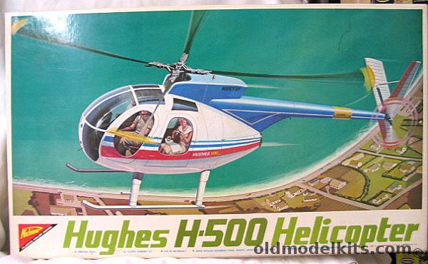 Nichimo 1/20 Hughes H500 Helicopter - (H-500 Hughes 500D), S-2003 plastic model kit